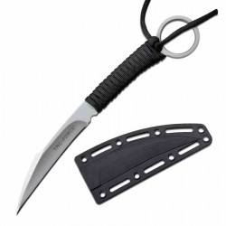 Lot de 3 Couteau Griffe Tac Force Karambit Krav Maga Lame Acier 3CR13 Manche Corde Etui Nylon TFFIX022BK - Livraison Gratuite