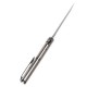 Couteau Kansept Arcus Bronze Manche Titane/Micarta Lame Acier Damas IKBS Framelock Clip K1046D1 - Livraison Gratuite