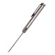 Couteau Kansept Arcus Bronze Manche Titane/Micarta Lame Acier Damas IKBS Framelock Clip K1046D1 - Livraison Gratuite