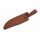 Couteau De Chasse Western Sun Hunter Lame Acier Inox Manche Os Etui Cuir PA203464 - Livaison Gratuite