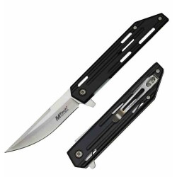 Lot de 3 Couteau Mtech Persian Black A/O Lame Acier 3Cr13 Manche Aluminium Linerlock Clip MTA1200BK - Livraison Gratuite