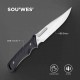 Couteau Kizer Sou'wes' Black Manche G10 Lame Acier D2 Etui Kydex KI1053A1 - Livraison Gratuite