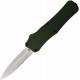 Couteau OTF Automatique Mantis Lame Stiletto Serr Acier 440C Manche Green Alum Clip USA MANOTF816 - Livraison Gratuite
