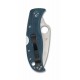 Couteau Spyderco LeafJumper Blue K390 Serrated Manche FRN Lockback Clip Japan SC262SBLK390 - Livraison Gratuite