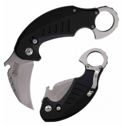 Couteau Elite Tactical Sabretooth Karambit Lame Acier D2 Manche G10 Rapid Lock Clip ETFDR016 - Livraison Gratuite