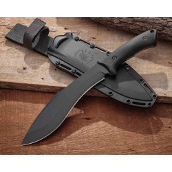 Couteau Spartan Blades Harsey Kukri Lame Acier Carbone 1095 Etui ABS Made USA SBSL007BK - Livraison Gratuite