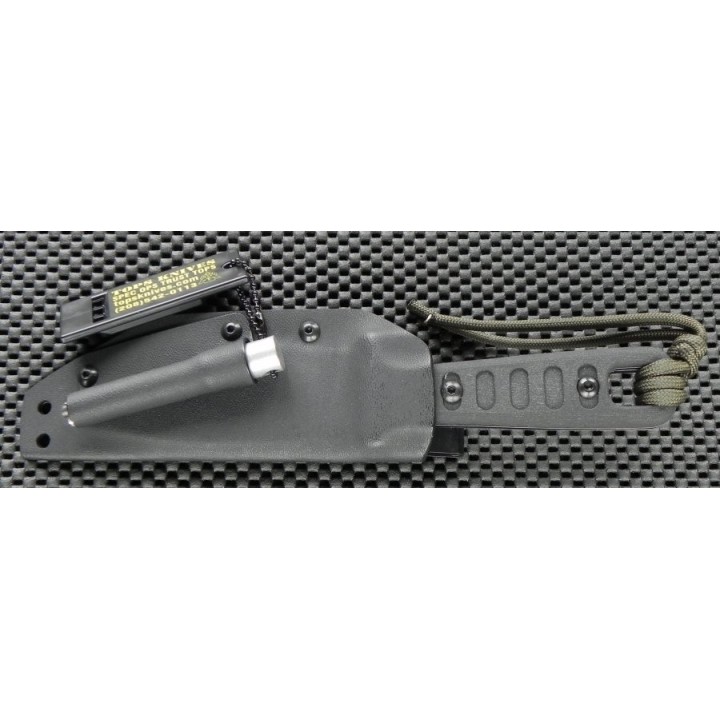 Couteau de Survie Tops Lite Trekker Survival 1095 Manche Micarta Firestarter Tops Knives TLT-01 Made In USA TPTLT01SB