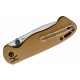 Couteau KA-BAR BK41 Becker Mini Lame Acier D2 Manche Tan GFN Linerclock Clip BKR41 - Livraison Gratuite