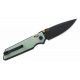 Couteau Real Steel Sacra Jade Lame Acier K110 Black Manche G10 Handles Slider Clip RS7711NB - Livraison Gratuite