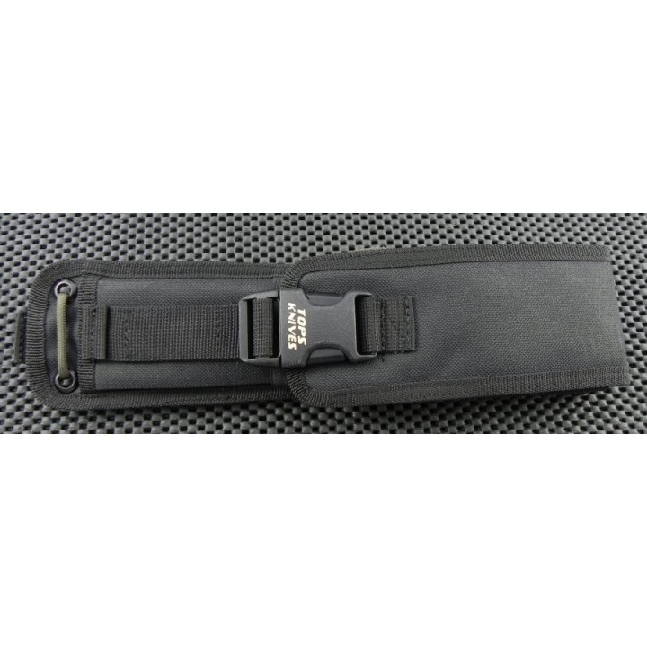 Couteau de Survie TOPS HOG 4.5 Acier Carbon 1095 Manche Micarta Etui Nylon Made In USA TPHOG45 - Livraison Gratuite