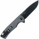 Couteau Olight Mettle Gray Lame Acier 154CM Manche Alum IKBS Button Lock Clip OLTMETTLEGMG - Livraison Gratuite