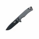 Couteau Olight Mettle Gray Lame Acier 154CM Manche Alum IKBS Button Lock Clip OLTMETTLEGMG - Livraison Gratuite