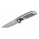 Couteau Begg Knives Diamici Black/Green Manche G-10 Lame Damas IKBS Linerlock Clip BG015M - Livraison Gratuite