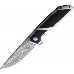 Couteau Begg Knives Diamici Black Manche G-10 Lame Damas IKBS Linerlock Clip BG015 - Livraison Gratuite