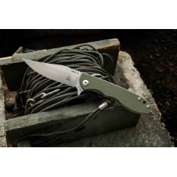 Couteau Tops MSF Green Lame Acier Elmax Manche G10 Linerlock Clip Made USA TPMSFG01 - Livraison Gratuite