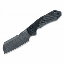 Couteau Automatique Kershaw Launch 14 Lame Acier Damas Manche Gray Alu/FCarbone Clip USA KS7850BLKDAM - Livraison Gratuite