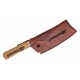 Couperet Condor Norse Dragon Cleaver Lame Acier Carbone 1075 Manche Bois Etui Cuir El Salvador CTK103374HC - Livraison Gratuite