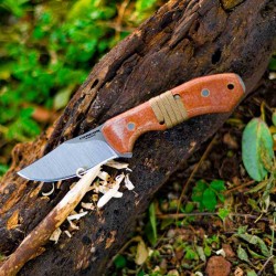 Couteau Condor Mountaineer Trail Wingman Lame Acier 14C28N Manche Micarta Etui Cuir El Salvador CTK121275SK - Livraison Gratuite