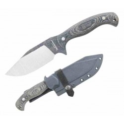 Couteau Condor Black Leaf Lame Acier Carbone 1095 Manche Micarta Etui Kydex Made El Salvador CTK284754HC - Livraison Gratuite