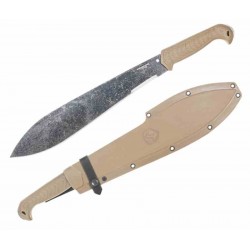 Machette Condor Terrachete Desert Tan Lame Acier Carbone 1075 Manche & Etui Abs Made Salvador CTK2850145HC - Livraison Gratuite