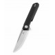 Couteau Bestechman Mini Dundee Black Lame Acier D2 SW Manche G10 Linerlock Clip BTKMK03A - Livraison Gratuite