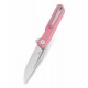 Couteau Bestechman Mini Dundee Pink Lame Acier D2 SW Manche G10 IKBS Linerlock Clip BTKMK03B - Livraison Gratuite