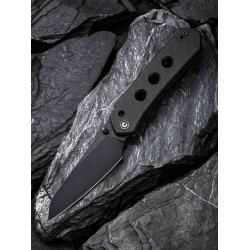 Couteau CIVIVI Vision FG Black Lame Nitro-V Black Reverse Tanto Manche G10 IKBS Superlock Clip CIVC220361 - Livraison Gratuite