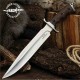 Couteau Gil Hibben Tundra Toothpick Lame Acier 420HC Manche Micarta Etui Cuir GH5122 - Livraison Gratuite