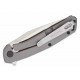 Couteau Kershaw Align A/O Lame Clip Point Acier 8Cr13MoV Manche Acier Gray Frame Lock Clip KS1405 - Livraison Gratuite