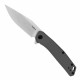 Couteau Kershaw Align A/O Lame Clip Point Acier 8Cr13MoV Manche Acier Gray Frame Lock Clip KS1405 - Livraison Gratuite