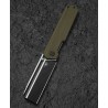 Couteau Bestech Tardis Od Green Manche G10 Lame Acier D2 Black/Satin IKBS Linerlock Clip BTKG54C - Livraison Gratuite