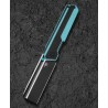 Couteau Bestech Tardis Black/Blue Manche G10 Lame Acier D2 Black/Satin IKBS Linerlock Clip BTKG54F - Livraison Gratuite