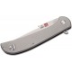 Couteau Al Mar Ultralight Falcon D2 Manche Titane TC4 Lame Acier D2 Framelock IKBS Clip AMK4116 - Livraison Gratuite