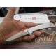 Couteau Al Mar Ultralight Falcon D2 Manche Titane TC4 Lame Acier D2 Framelock IKBS Clip AMK4116 - Livraison Gratuite