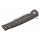 Couteau Bear & Son Rancher Sideliner Titanium Lame Acier D2 Clip Point Manche Titane Framelock BCTI21 - Livraison Gratuite