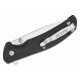 Couteau Bear & Son Rancher Sideliner Titanium Lame Acier D2 Clip Point Manche Titane Framelock BCTI21 - Livraison Gratuite