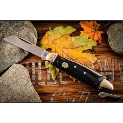 Couteau de Marin Démanilleur Manche Micarta Rough Rider Marlin Spike Acier 440 RR2386 - Livraison Gratuite