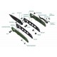 Couteau Olight Oknife Rubato 3 OD Green Lame Acier 154CM Manche Alu AXIS/Crossbar Lock IKBS OLTRUBATO3ODG - Livraison Gratuite