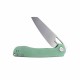Couteau Kubey Elang Jade Manche G10 Lame Acier AUS-10 Bead Blasted IKBS Linelock Clip KUB365C - Livraison Gratuite