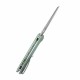Couteau Kubey Elang Jade Manche G10 Lame Acier AUS-10 Bead Blasted IKBS Linelock Clip KUB365C - Livraison Gratuite