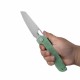 Couteau Kubey Elang Jade Manche G10 Lame Acier AUS-10 Bead Blasted IKBS Linelock Clip KUB365C - Livraison Gratuite