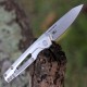 Couteau Automatique Kershaw Launch 11 Silver Lame Acier CPM 154 Manche Aluminium Clip Made USA KS7550RAW - Livraison Gratuite