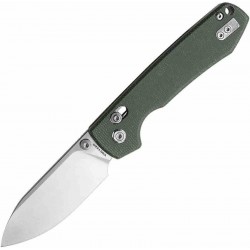 Couteau Vosteed Raccoon Green Lame Acier Sandvik 14C28N Satin Manche G10 IKBS Clip VOSRCCBVTMN - Livraison Gratuite