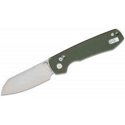 Couteau Vosteed Raccoon Green Lame Acier Sandvik 14C28N Cleaver Stonewash Manche Micarta IKBS VOSRCCVWM4 - Livraison Gratuite