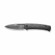 Couteau Civivi Caetus Damas Manche Fibre de Carbone IKBS Linerlock Clip C21025CDS1 - Livraison Gratuite