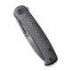 Couteau Civivi Caetus Damas Manche Fibre de Carbone IKBS Linerlock Clip C21025CDS1 - Livraison Gratuite