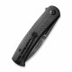 Couteau Civivi Caetus Damas Manche Fibre de Carbone IKBS Linerlock Clip C21025CDS1 - Livraison Gratuite