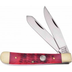 F14312DRPB Lot de 3 Couteau Frost Cutlery Big Game Trapper Red Bone Manche Os Lames Acier Inox - Livraison Gratuite