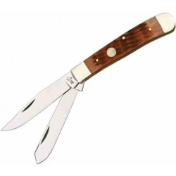 F14312TPS Lot de 3 Couteau Frost Cutlery Big Game Trapper Peach Bone Manche Os Lames Acier Inox - Livraison Gratuite