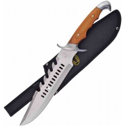 F16949CB Couteau Poignard Frost Cutlery Undertaker III Manche Pakkawood Lame Acier Inox Etui Nylon - Livraison Gratuite